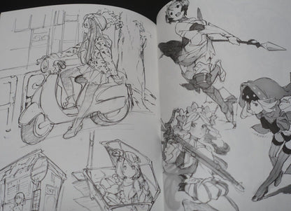 Mai Yoneyama Hiromi Taniguchi etc Art Book Chuousen Anime Sisters C.A.S 