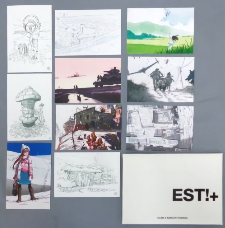 Kenichi Yoshida Illustration Art Post Card 10 piece Set EST! plus 