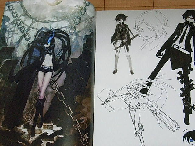 huke Color Art Book pic06 Black Rock Shooter Rare 
