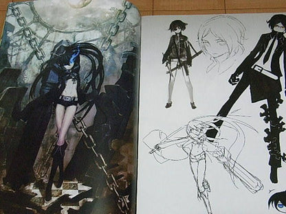 huke Color Art Book pic06 Black Rock Shooter Rare 