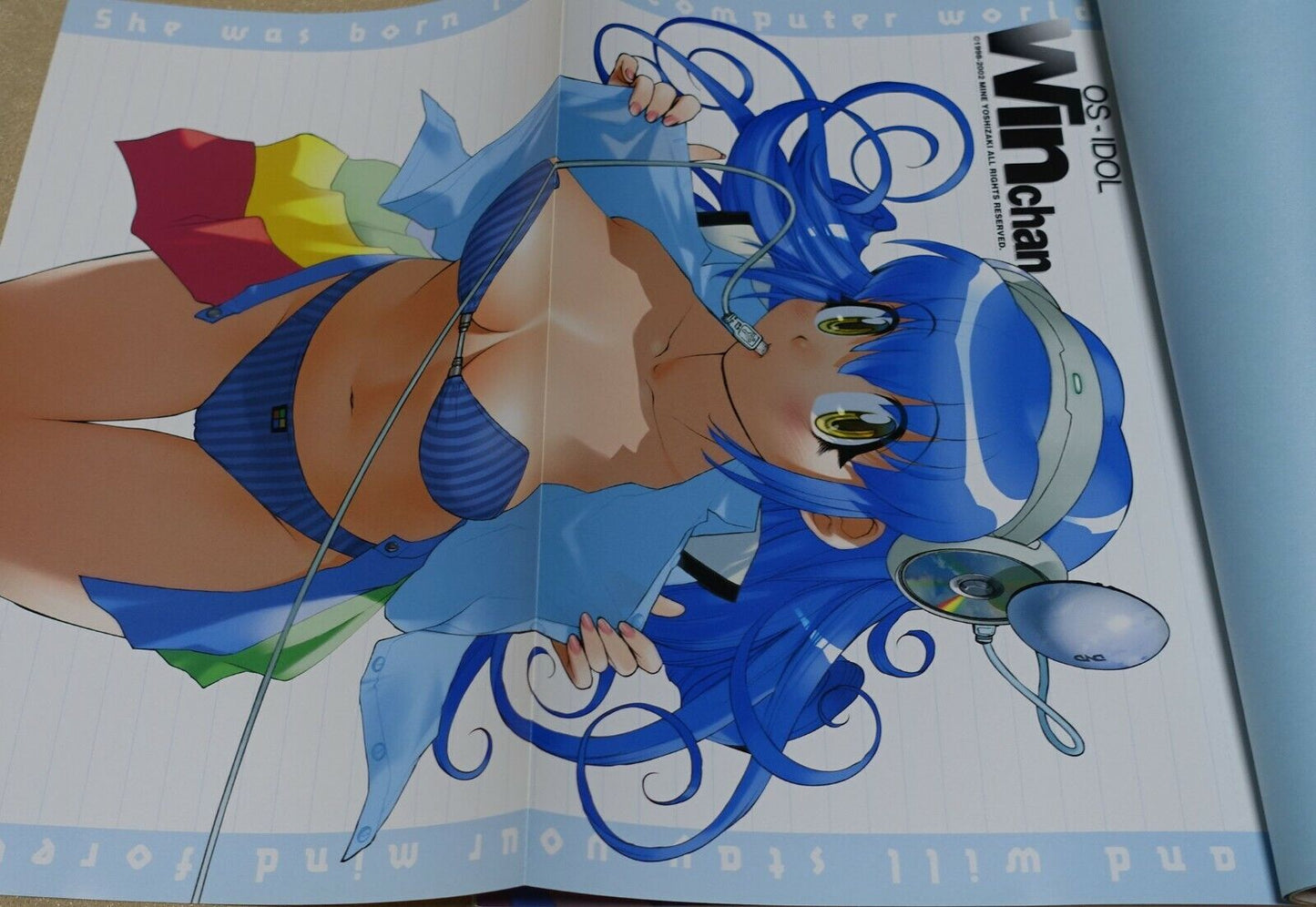 MINE YOSHIZAKI OS Idol Winchan Complete Fan Book SKY BLUE 