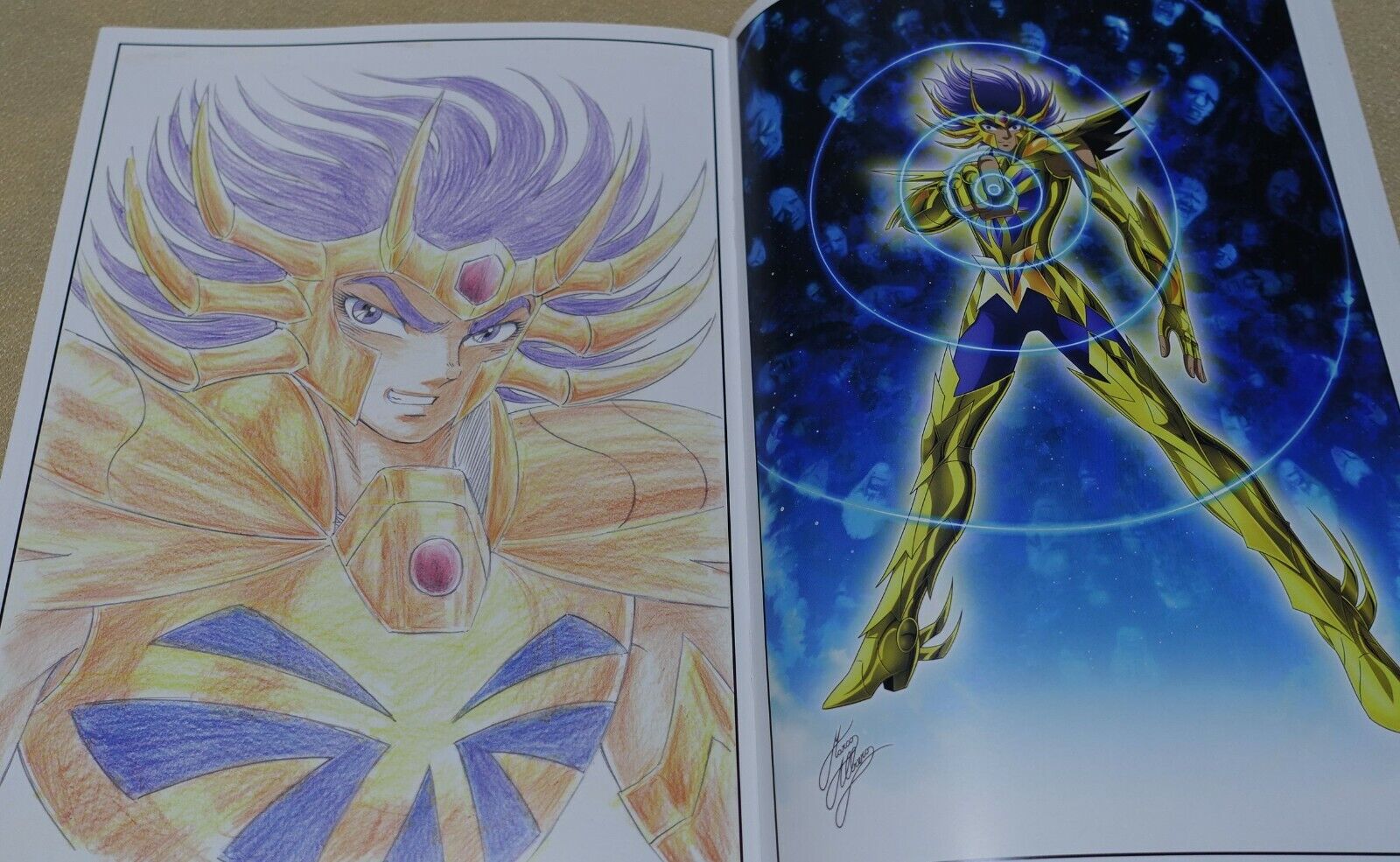 Saultswalt Saint Seiya Animation Staff's Cancer & Pisces Color Fan Art Goods 