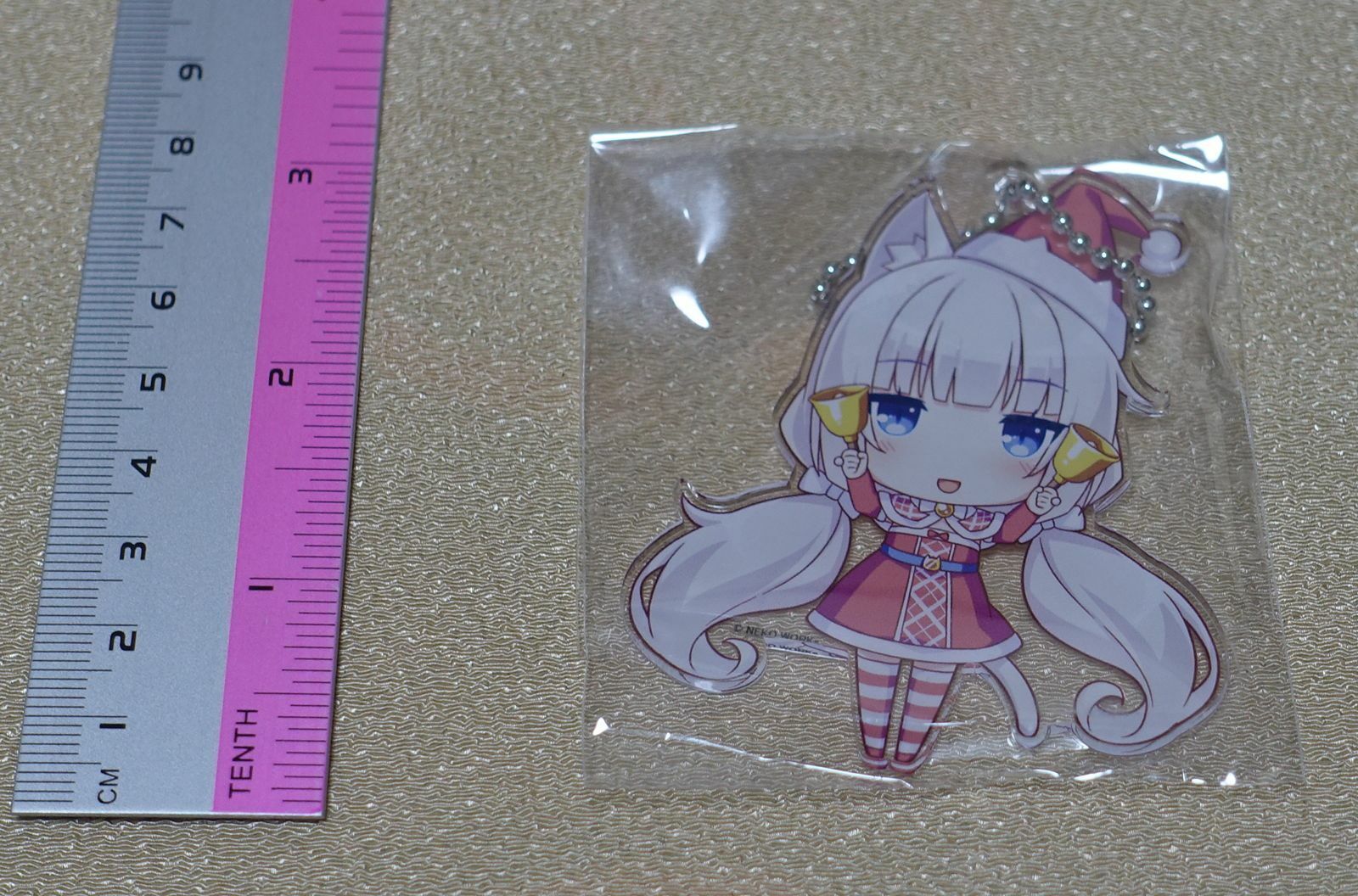 Nekopara Acrylic Key Chain Vanilla Christmas Costume 