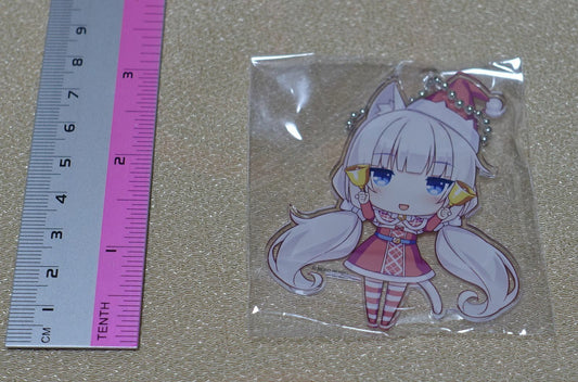 Nekopara Acrylic Key Chain Vanilla Christmas Costume 