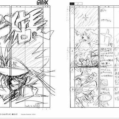 3-7 days Hiroyuki Imaishi Animation Key Frame & Story Board Art Collection Book 