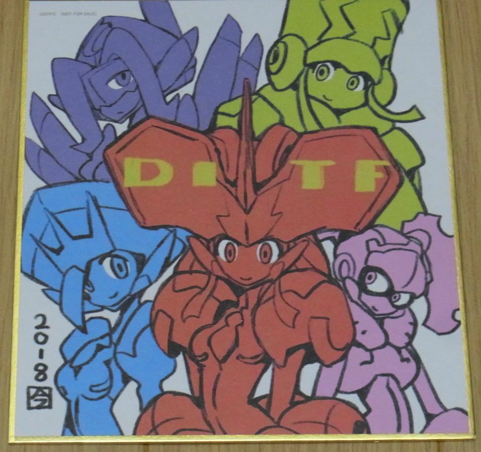 Darling in the Franxx Staff Print Illustration Art Shikishi Hiroyuki Imaishi 