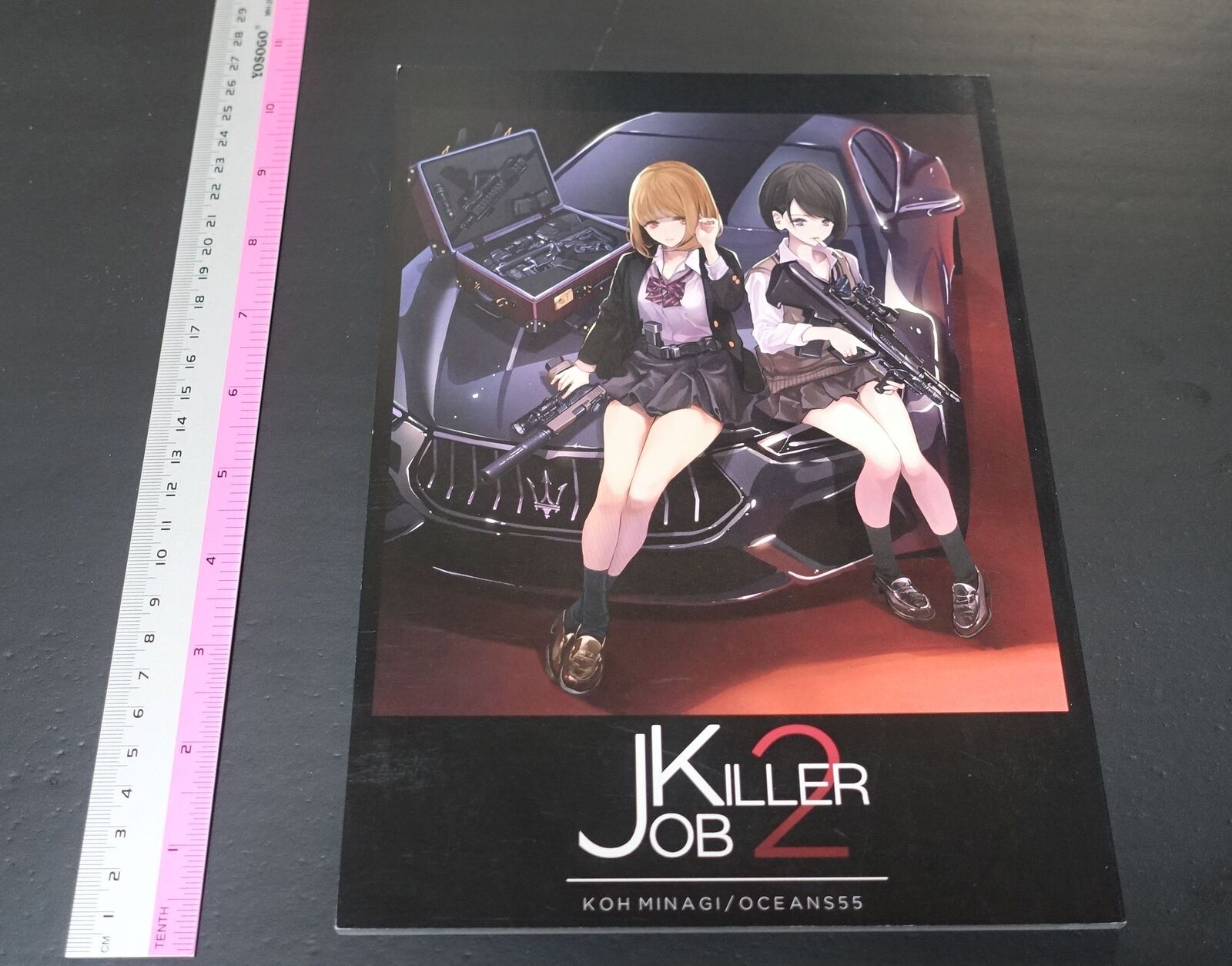 OCEANS55 KOH MINAGI Gun Action Comic & Illustration Book Killer Job 2 