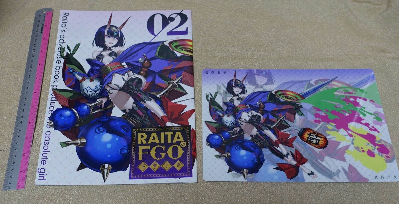 Honjou Raita Fate FGO Designer's Fan Art Book Rakugaki hon vol.2 & PVC Art Board 