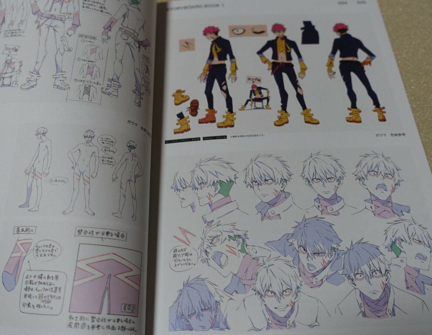 SSSS.DYNAZENON STORY BOARD ART BOOK Vol.1-12 Complete GRIDMAN STORYBOARD 