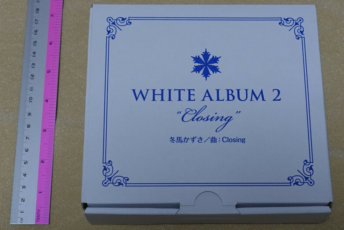 AQUAPLUS WHITE ALBUM2 Music Box & Acrylic Stand Figur Set Kazusa Closing 