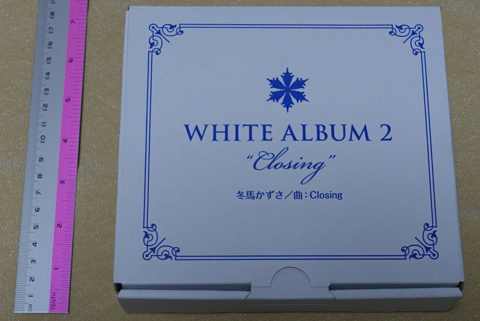 AQUAPLUS WHITE ALBUM2 Music Box & Acrylic Stand Figur Set Kazusa Closing 