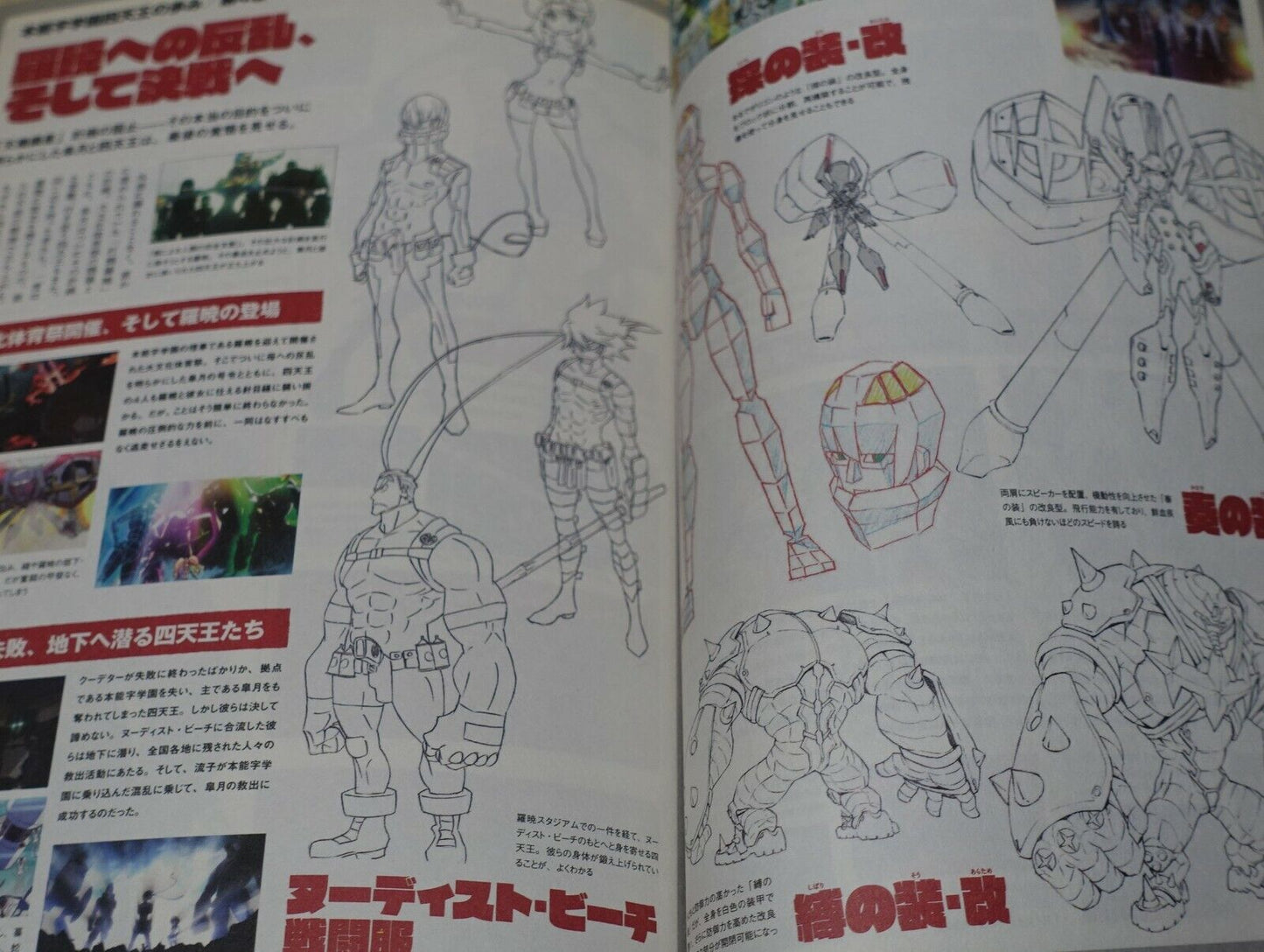 Animation Kill La Kill Official Data Book Design , Visual , Words Dictionary 