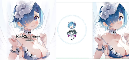 Gaou Re Zero Rem Color Fan Art Book Rakugaki hon with Clear File C98 