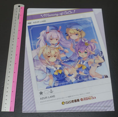 Yostar Azur Lane PVC Art Sheet Clear File TawkeHt 