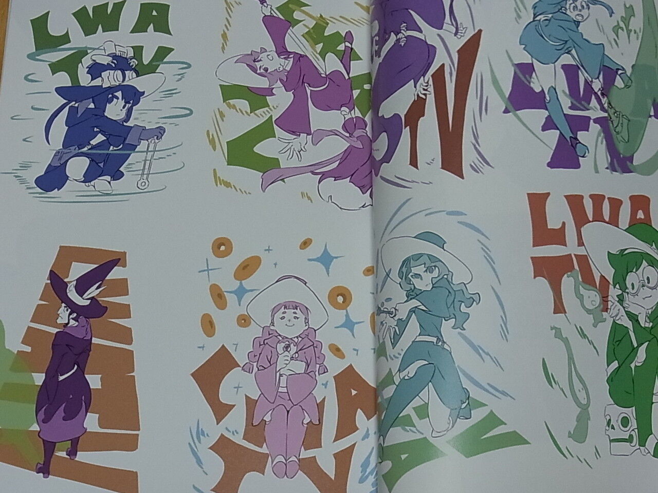 Kengo Saito Little Witch Academia & Idol Master Chihaya Fan Art Book SAITO KENGO 