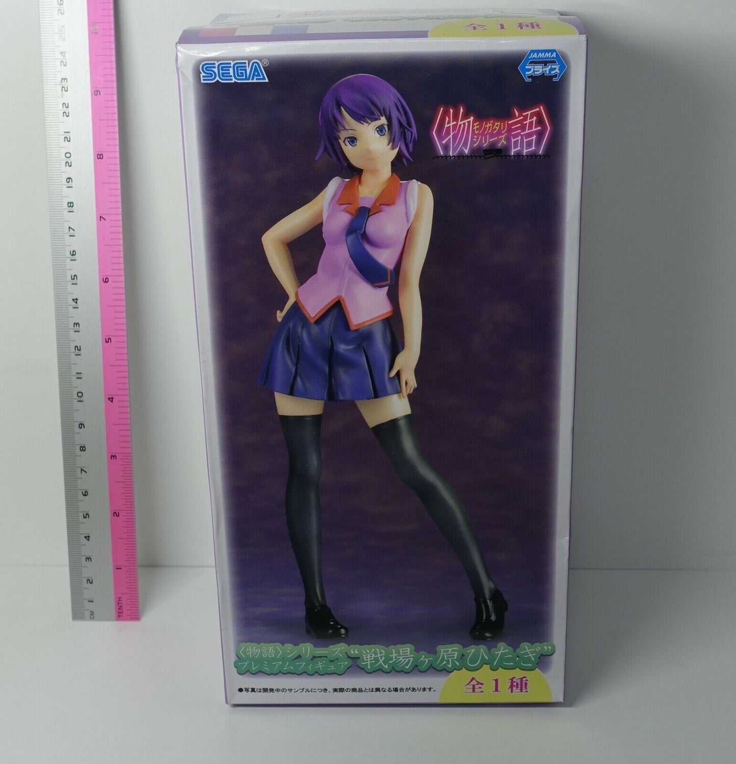 SEGA Bakemonogatari Senjougahara Hitagi Premium Figure Statue 