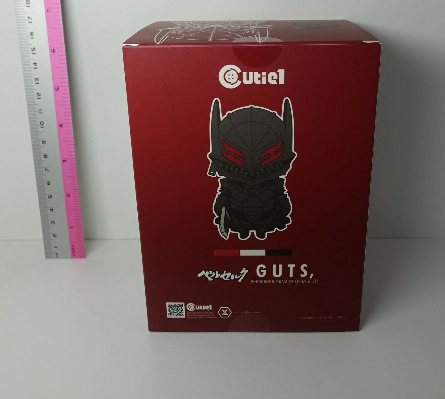 prime1 studio Cutie1 NO.031 BERSERK GUTS BERSERKER ARMOR PHASE3 Figure Statue 