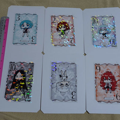 Houseki no Kuni Land of the Lustrous Character Card 6 Complete Set 