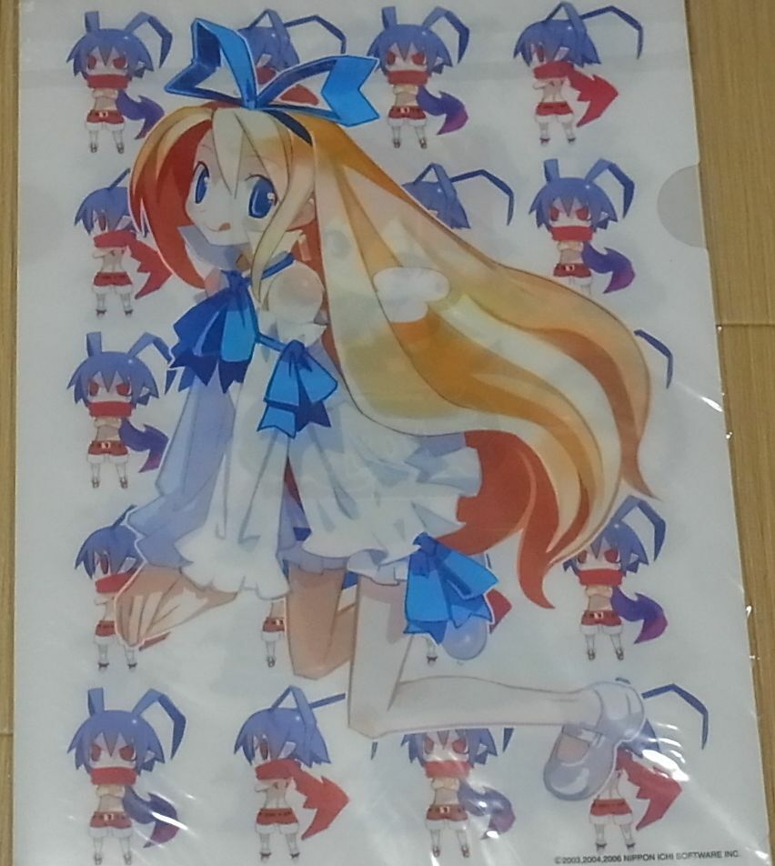Disgaea Official Clear File Floder Set Etna & Flonne 