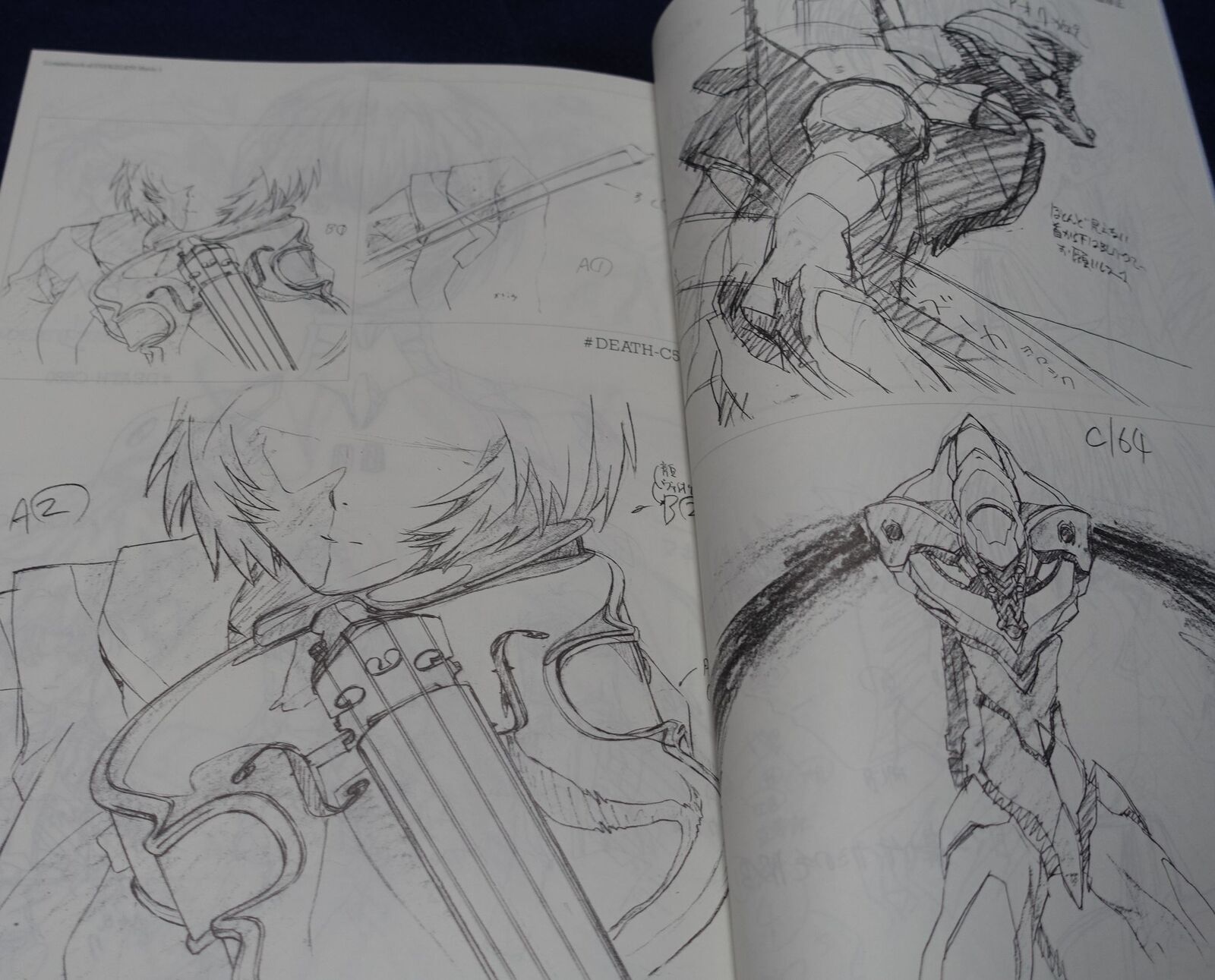GAINAX Key Frame Art Book Groundwork of EVANGELION The Movie 1 
