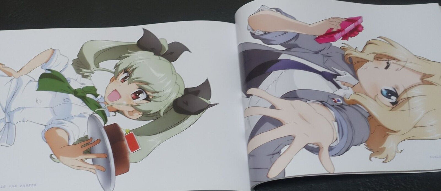GIRLS und PANZER Characters Official Art Works Sensha-do Shoujo Syashin Syuu 5 