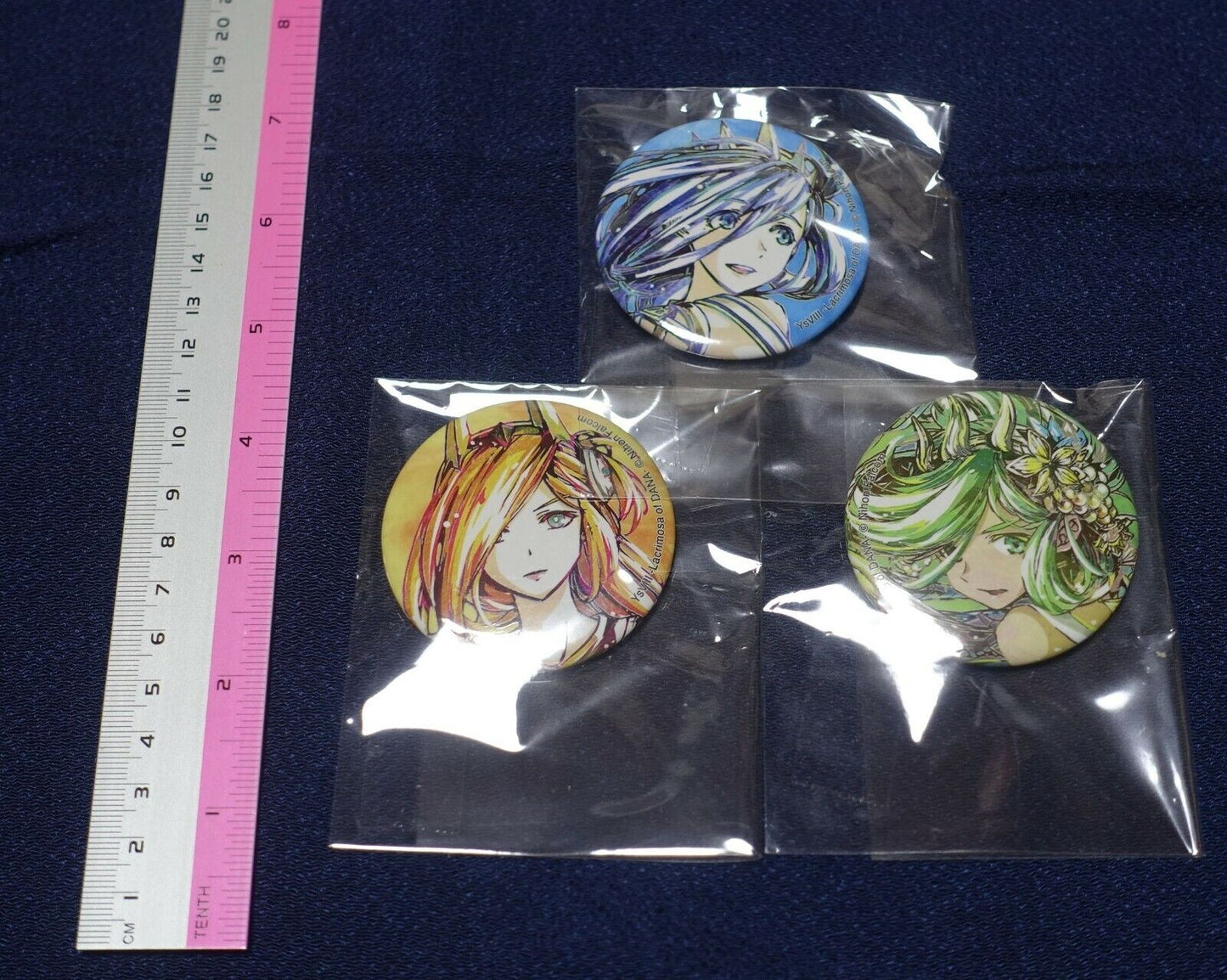 Ys 8 Lacrimosa of DANA Steel Badge Set A 