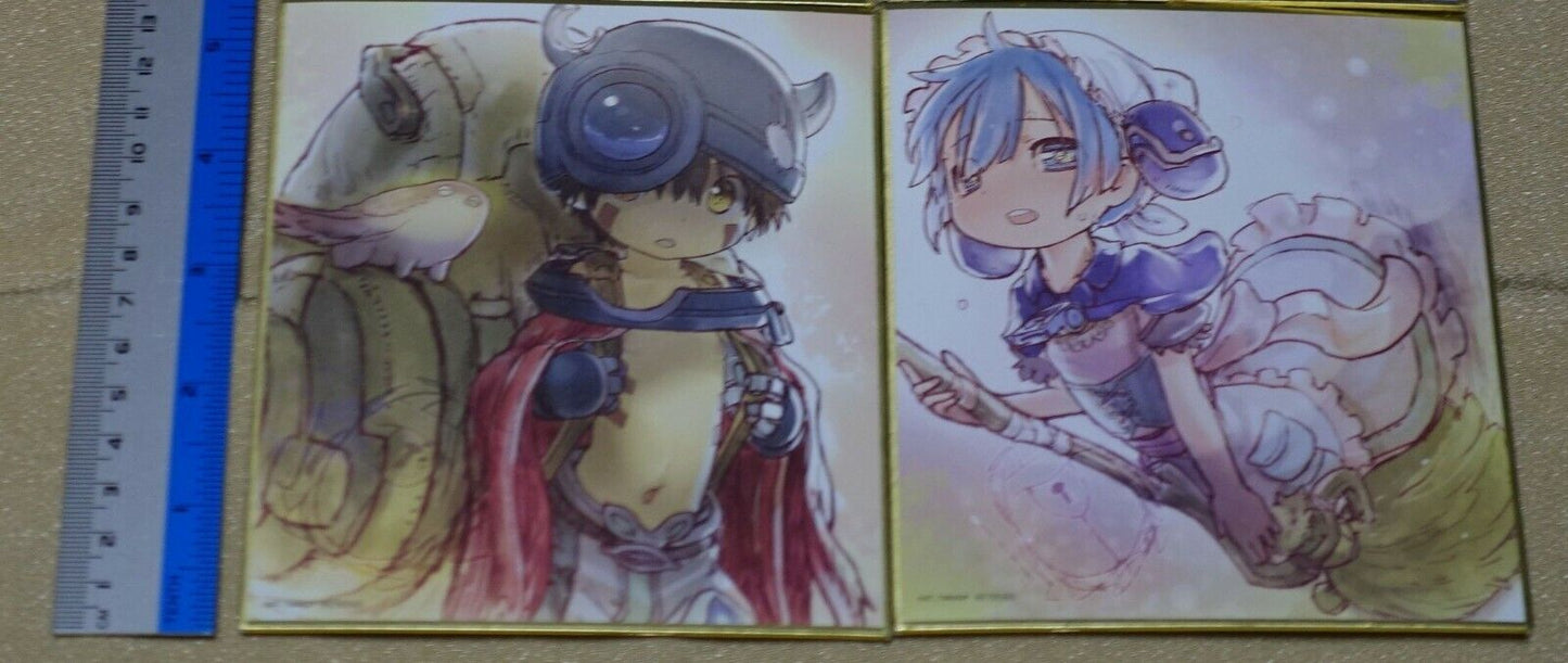 Tsukushi Akihito MADE IN ABYSS DAWN OF A DEEP SOUL Shikishi Art Board 2 Set B 