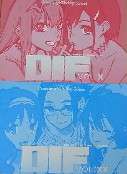 DARLING in the FRANXX Design Art Book The Art of DIF Vol.X & XX SET 