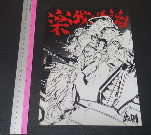 Masami Obari Animation Gundam Build Fighters Key Frame Art Book Rakugaki Damashi 