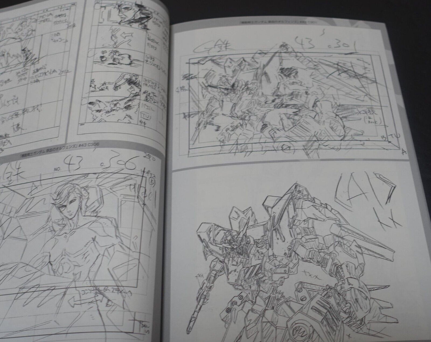 Masami Oobari Gundam Iron-Blooded Orphans Key Frame Art Work Book 3 Set 