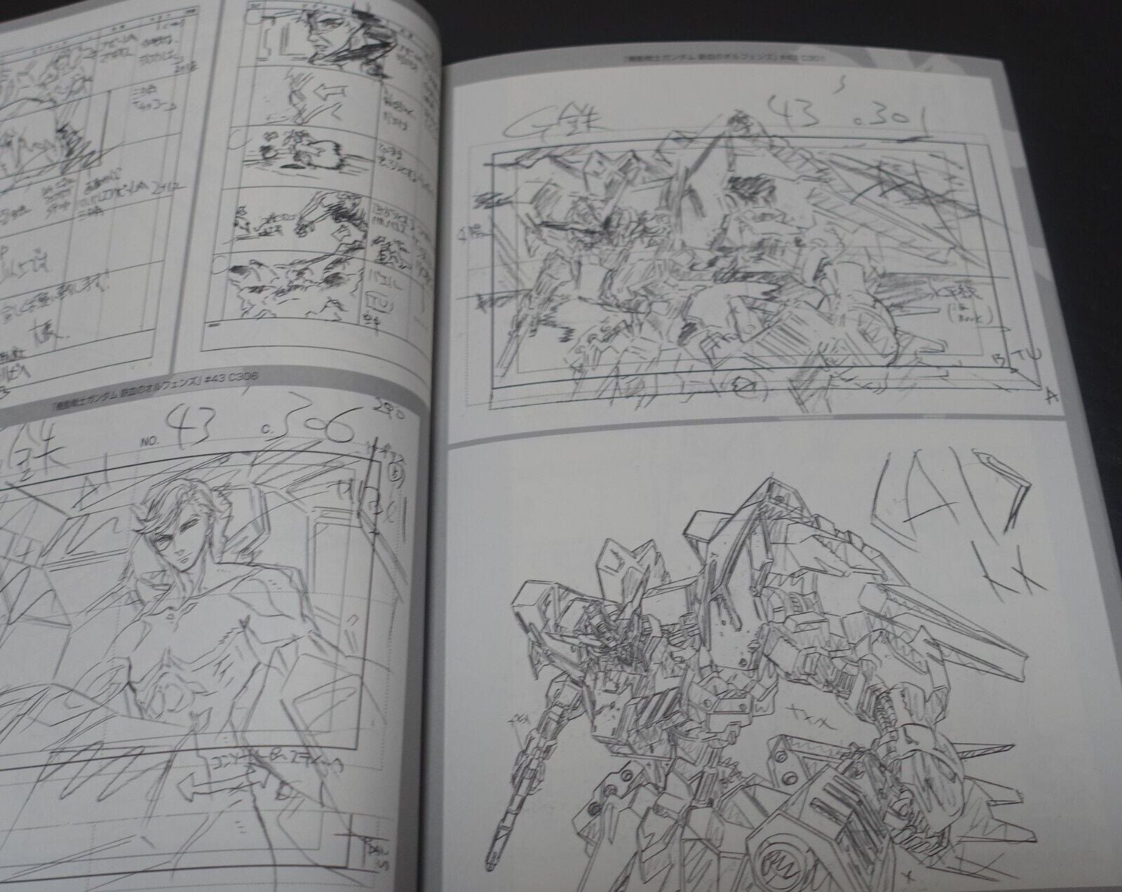 Masami Oobari Gundam Iron-Blooded Orphans Key Frame Art Work Book 3 Set 