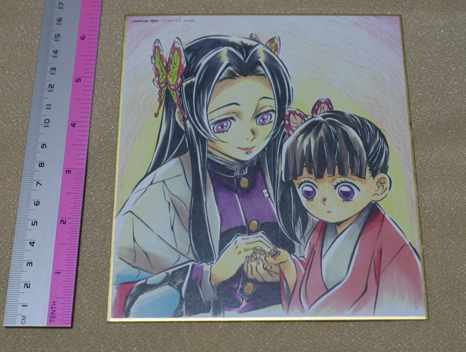 ufotable Kimetsu no Yaiba Demon Slayer Print Shikishi Art Board Kanae & Kanao 