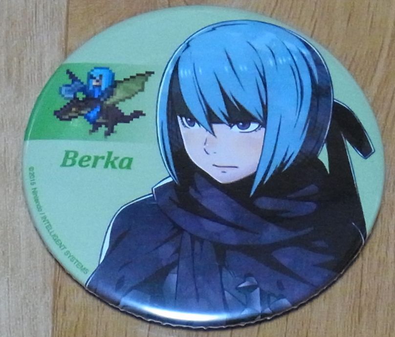 Fire Emblem If Fates Button Badge Berka Very RARE Yusuke Kozaki Illustration 