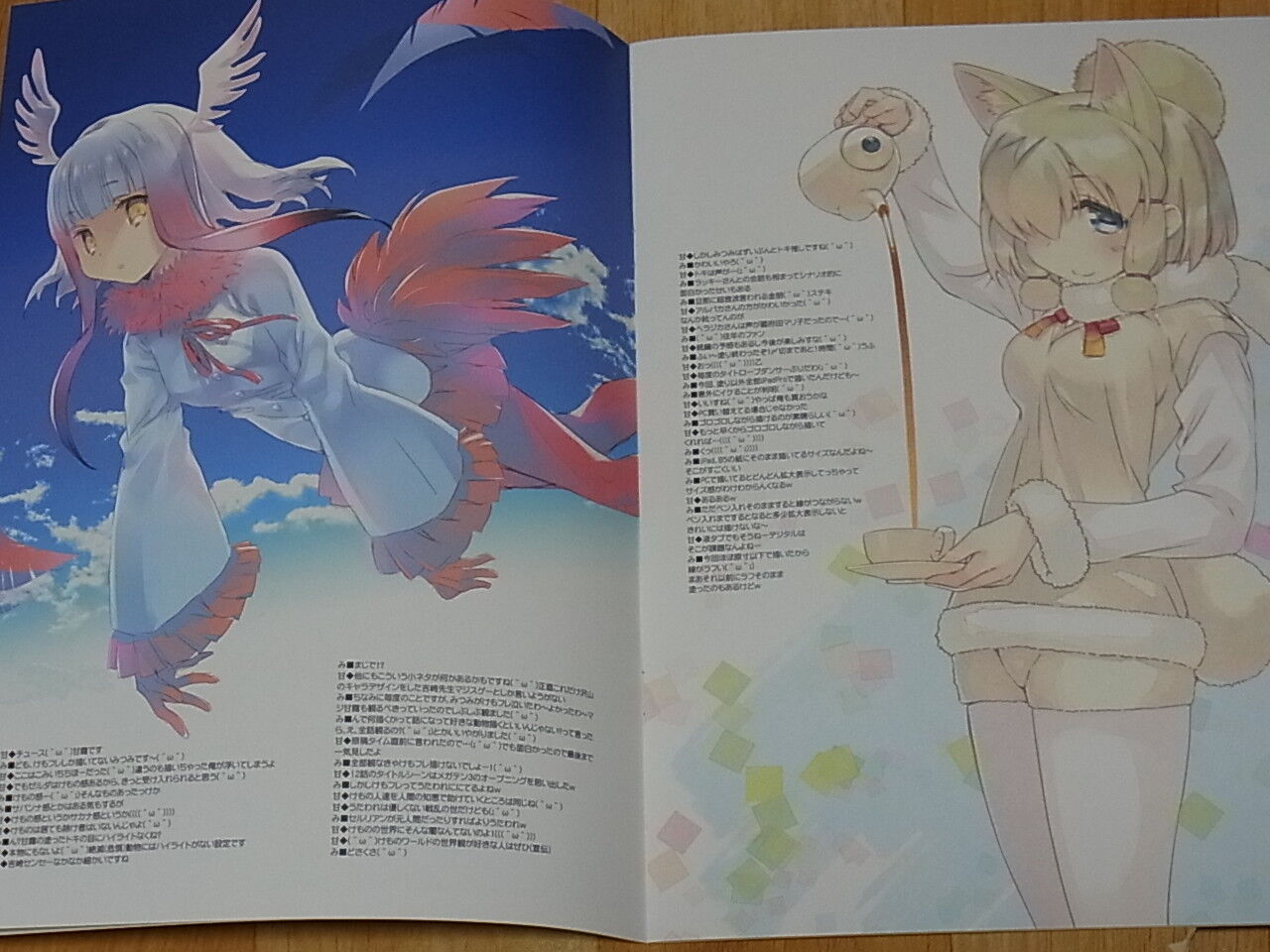 Misato Mitsumi Kemono Friends Color Fan Art Book Sashie Zakki 