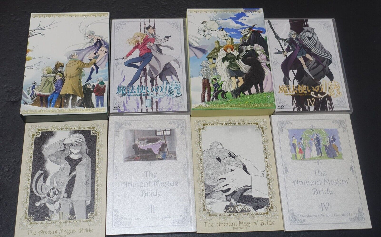 The Ancient Magus Bride Mahou Tsukai no Yome Blu-ray Limited Edition Vol.3 & 4 