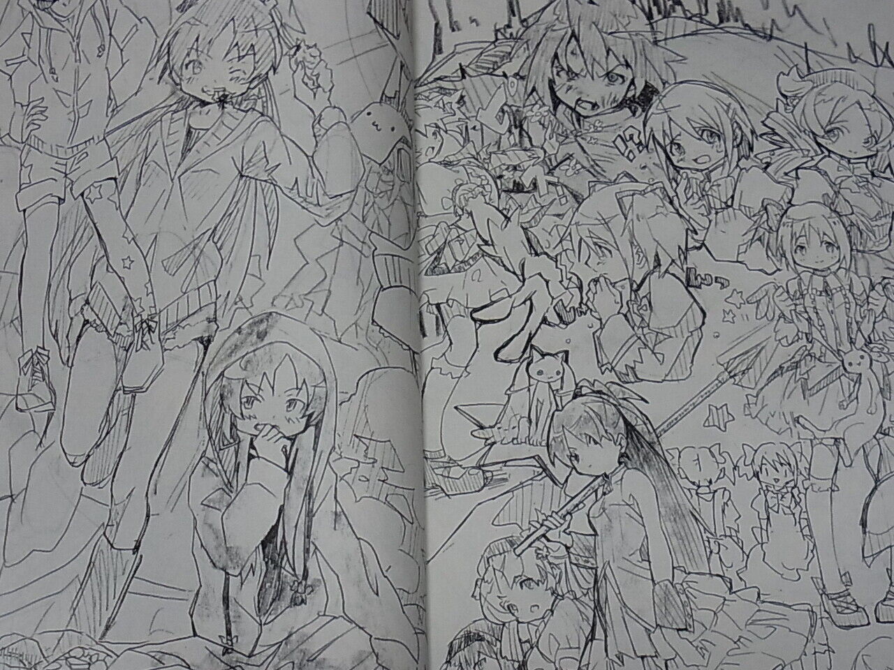Syuuichi Izeki Animation Illustrators PUELLA MAGI MADOKA Fan Art Book Madomagi 