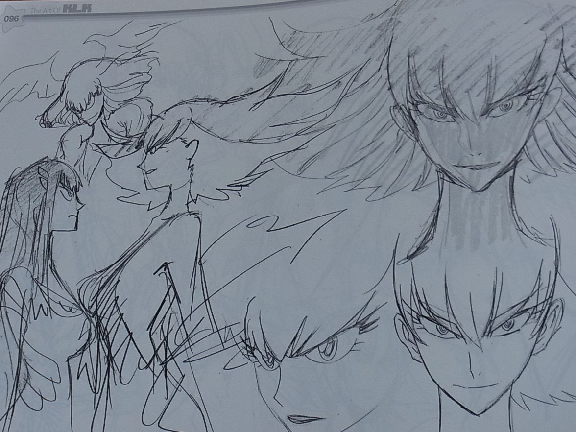 THE ART OF KLK Vol.1-3 Complete Set Kill la Kill Design art Book 148page 