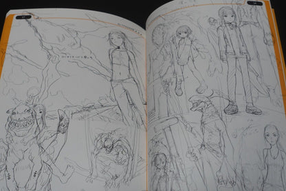 Ugetsu Hakua yellow tag Art Book GLYPHGRAM 