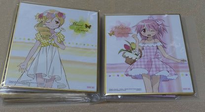 Puella Magi Madoka Quartet 2 Print Shikishi Art Board 16 Set with Storage Binder 