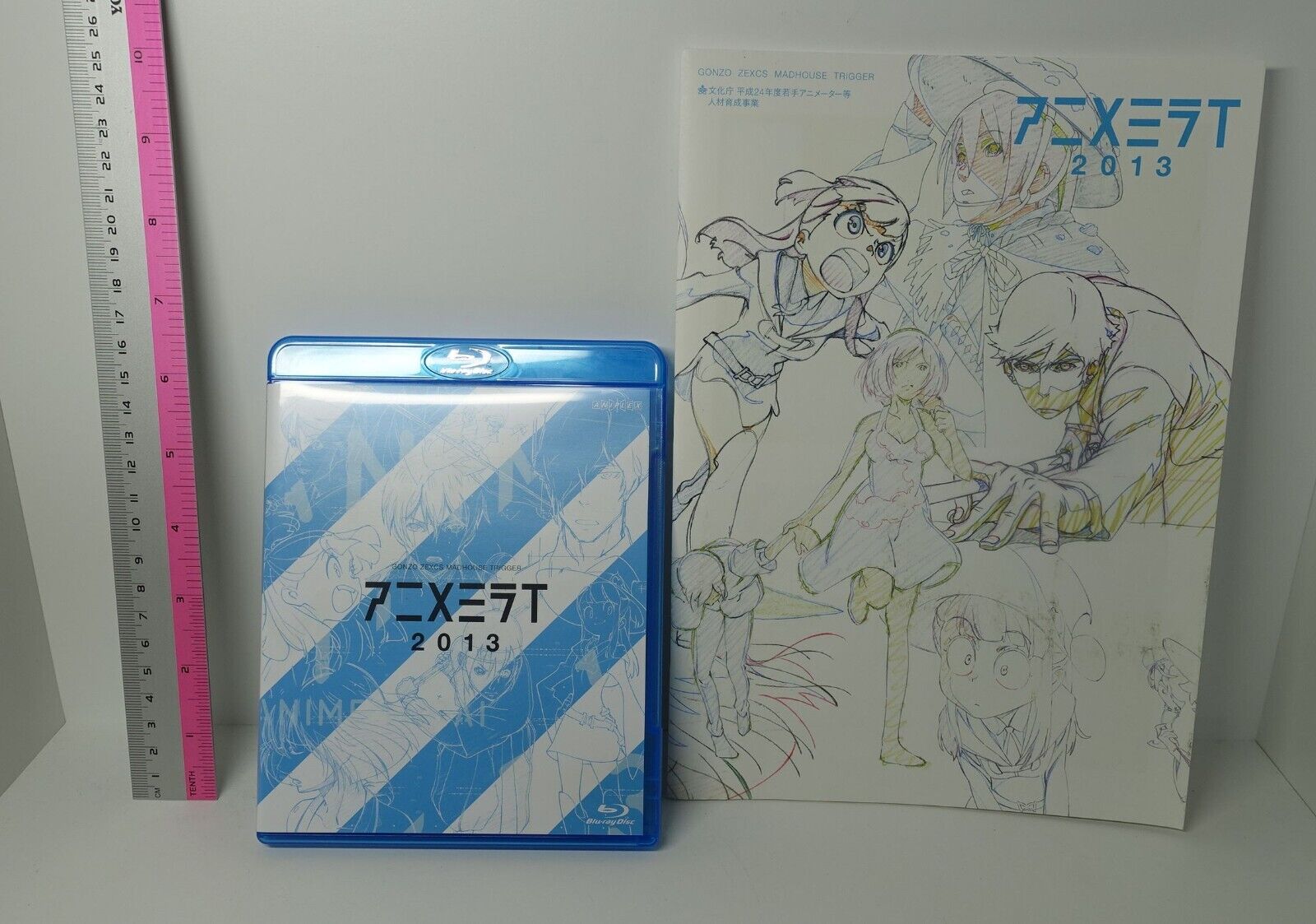 Anime Mirai 2013 Blu-ray Disc & Pamphlet Little Witch Academia DEATH BILLIARDS 