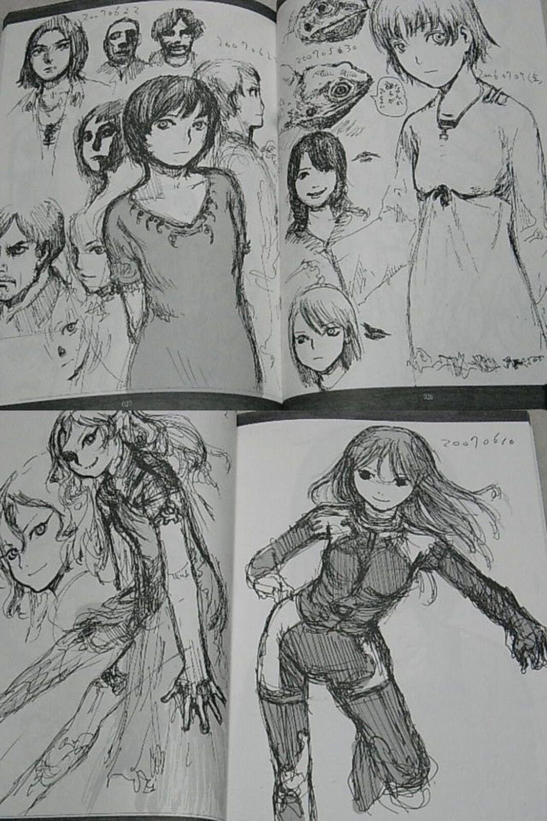Yoshitoshi Abe Art Book pen drawings 2006-2007 106page 