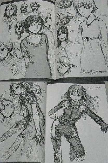 Yoshitoshi Abe Art Book pen drawings 2006-2007 106page 