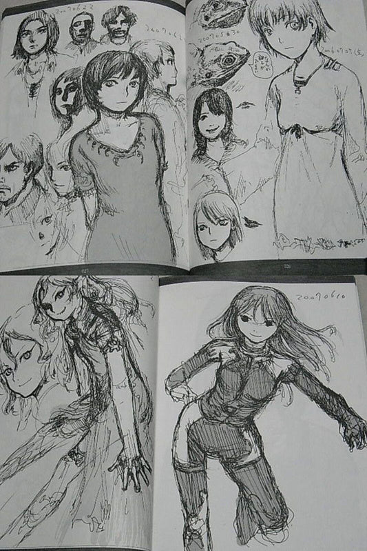 Yoshitoshi Abe Art Book pen drawings 2006-2007 106page 