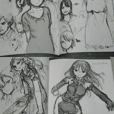 Yoshitoshi Abe Art Book pen drawings 2006-2007 106page 