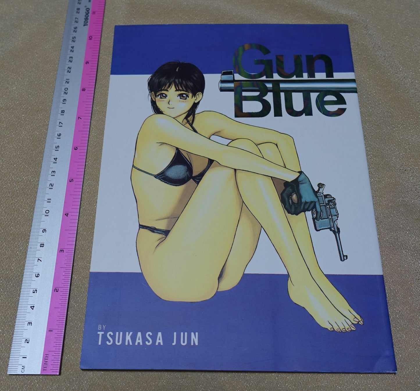 Tsukasa Jun Bullet Illustration Art Book Gun Blue 