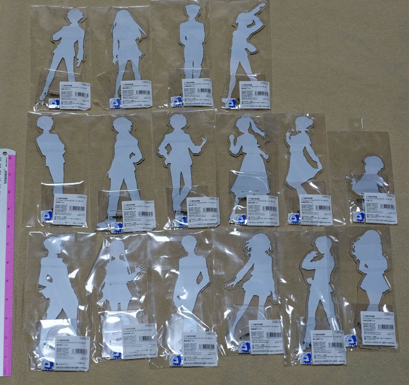 13 SENTINELS AEGIS RIM Acrylic Stand Figure 16 Characters Set 