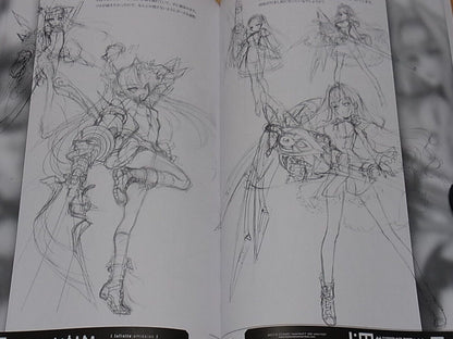 Chocolate Shop Infinite Stratos visual rough art book Infninite Emission 142page 