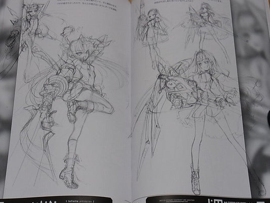 Chocolate Shop Infinite Stratos visual rough art book Infninite Emission 142page 