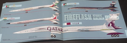 Takeshi Oka Imaginary ATOMIC AIRLINER FIREFLASH mk-5 color Art Book 1/500 Scale 