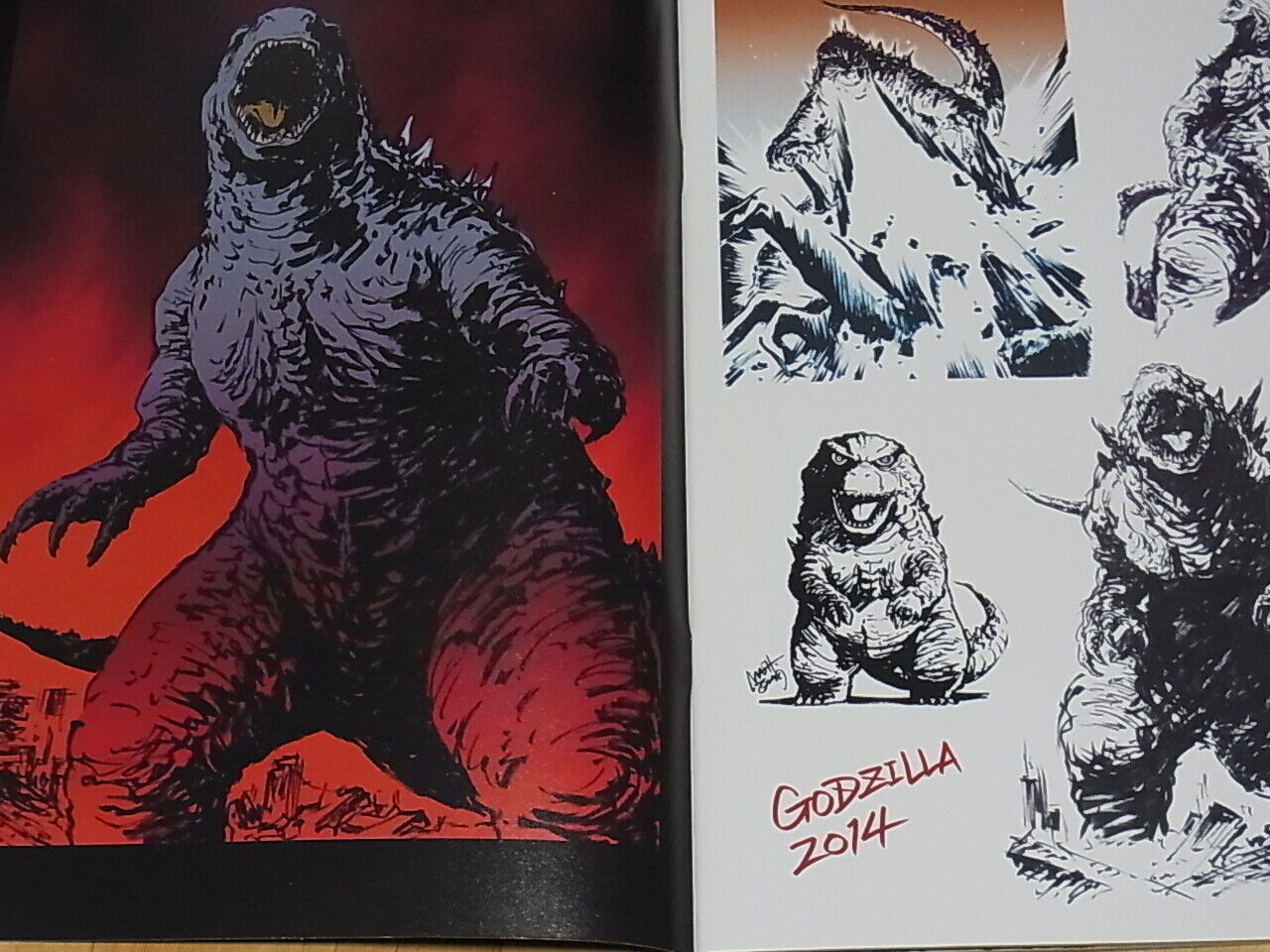 Shinji Nishikawa Godzilla Color Fan Art Book SN Monster Arts DX Very Rare 